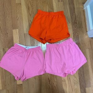 Bundle of 3 soffe shorts